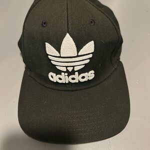 Vintage Adidas Black with White Trefoil Logo